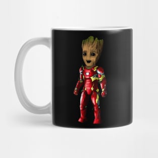 Baby Groot as Iron Man Mug